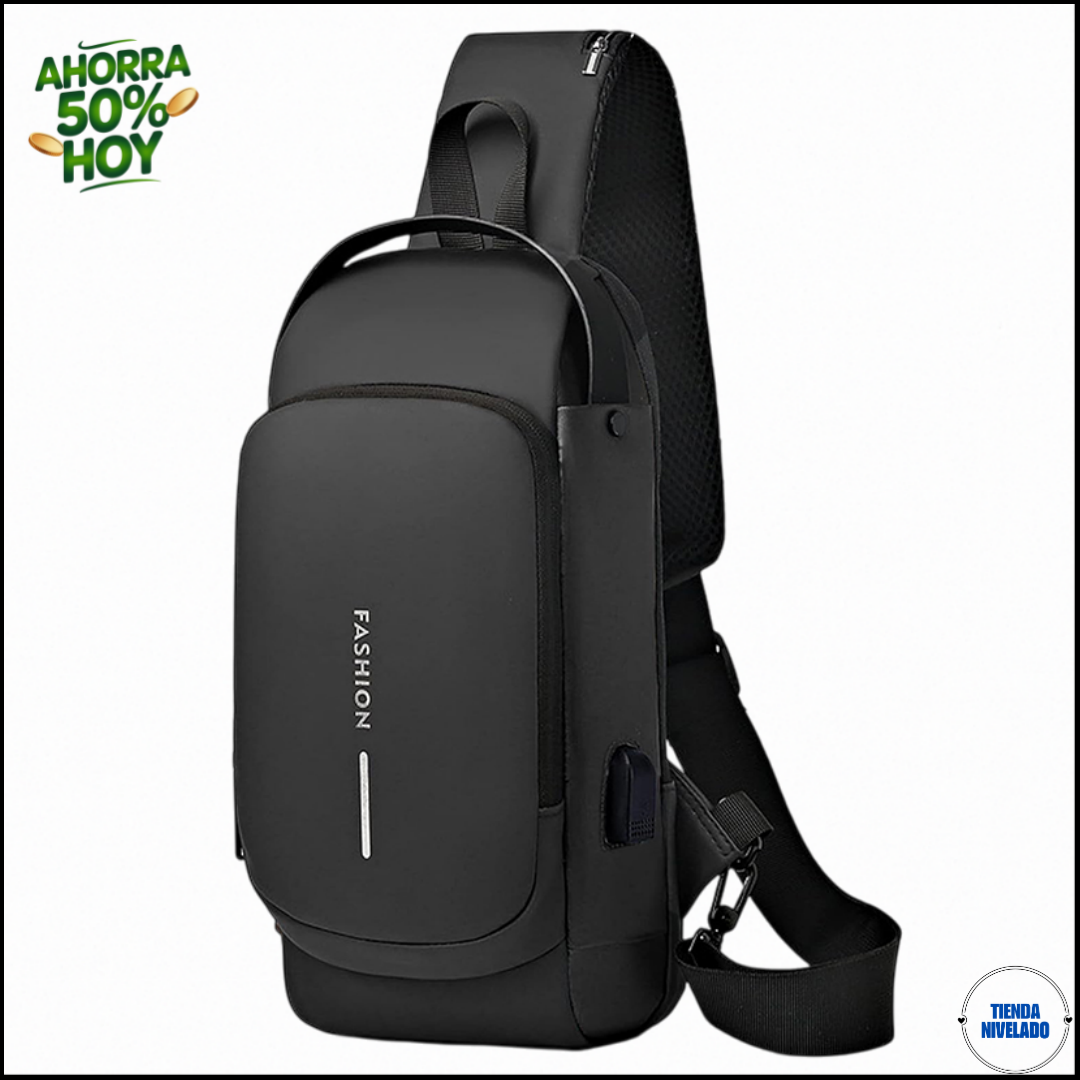 SmartGuard™ – Bolso de Hombro Antirrobo con Puerto USB