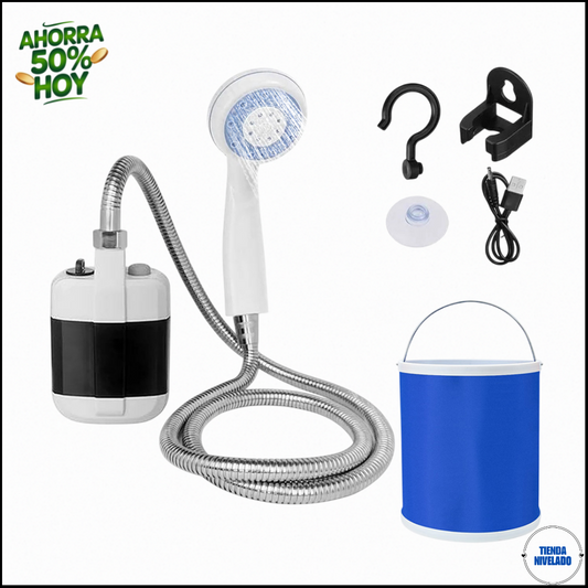 AquaGo Pro+ | Ducha Portátil Recargable Todo Terreno